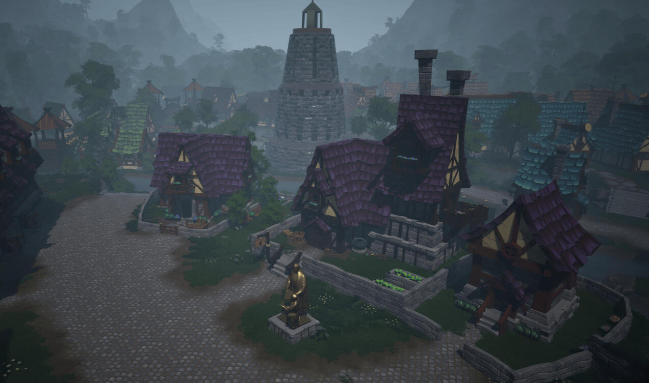 The Upper District is clean, no signs of rush