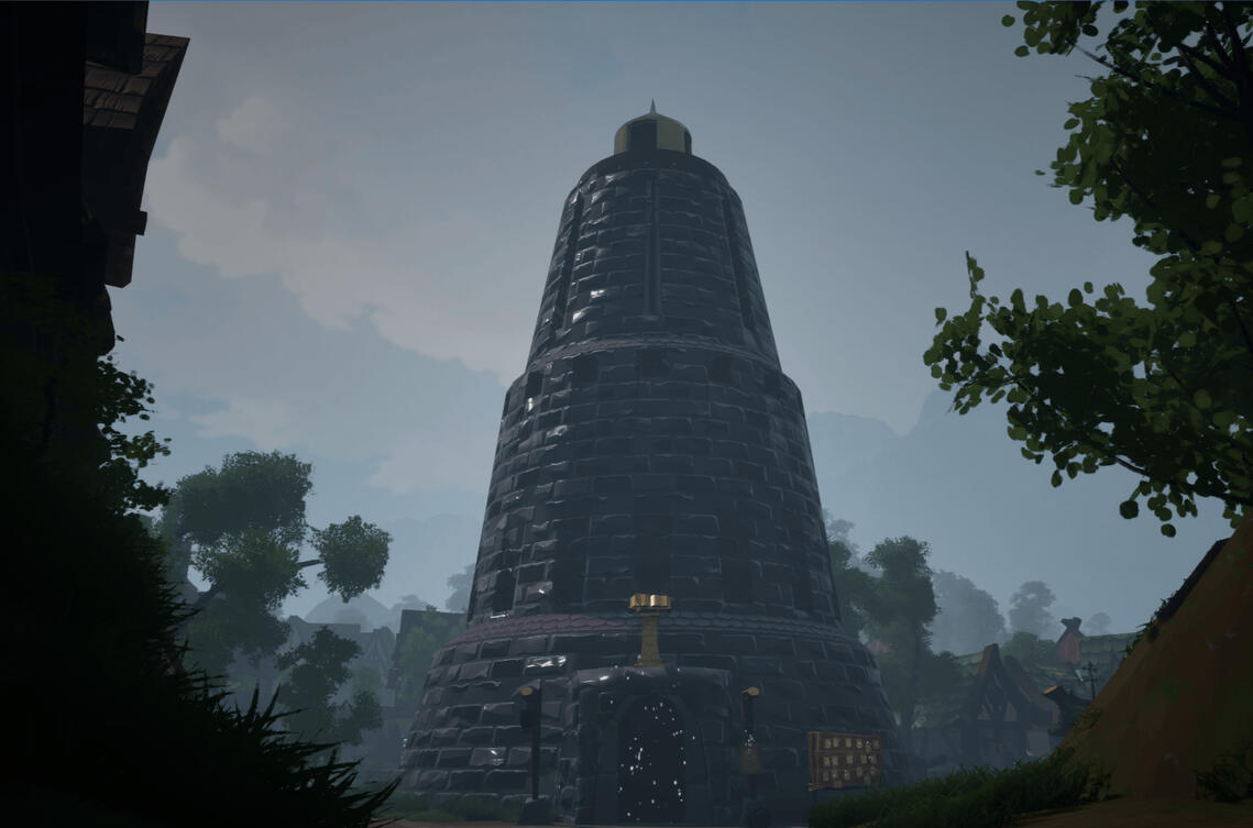 Tower of Knowledge - Strong visible landmark